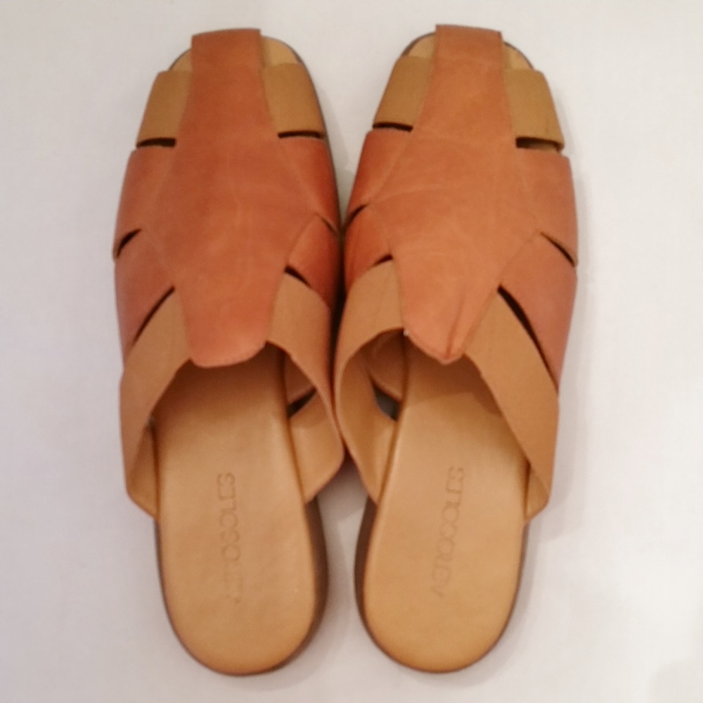 AEROSOLES Leather Slip-ons Mules Fisherman Sandals
